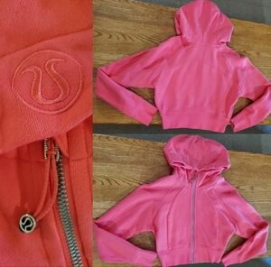 Lululemon cropped scuba full zip